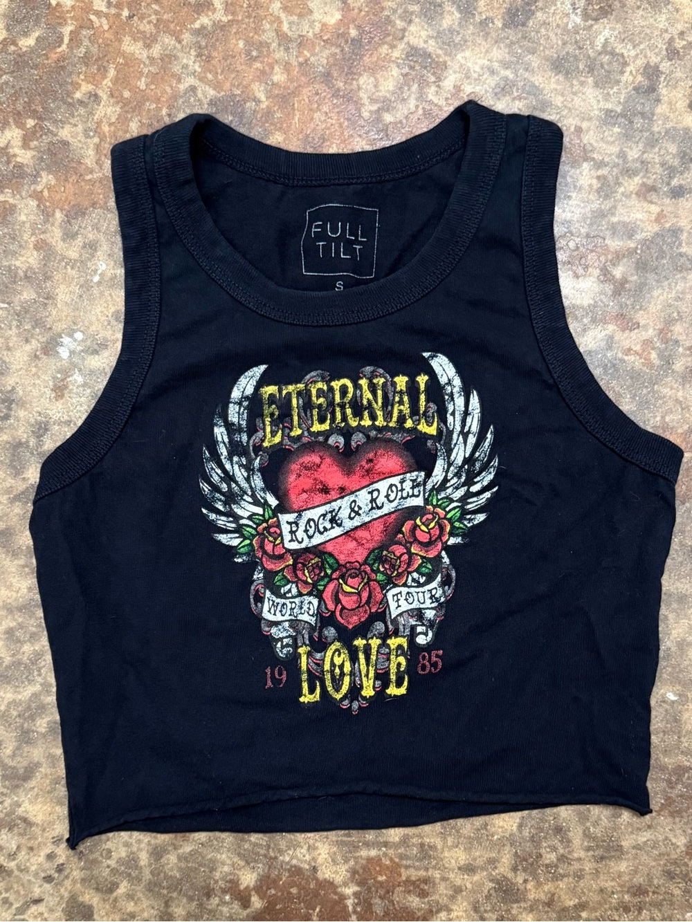 Tilly's Full Tilt crop top size small 100% cotton